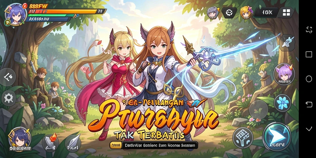 Gambaran gameplay Anime yang menarik di 888FW.