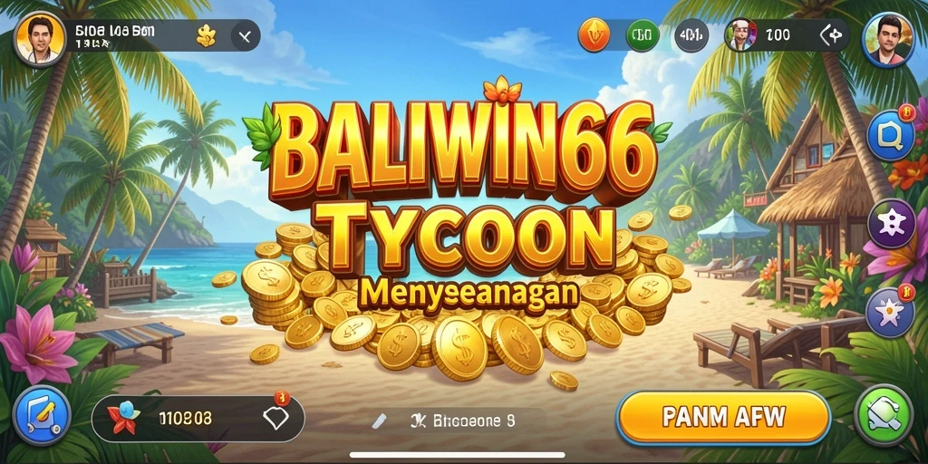 Gameplay Tycoon yang seru dan interaktif di BALIWIN66.