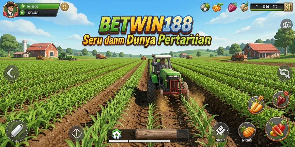 Gameplay BETWIN188 yang seru dalam pertanian virtual.