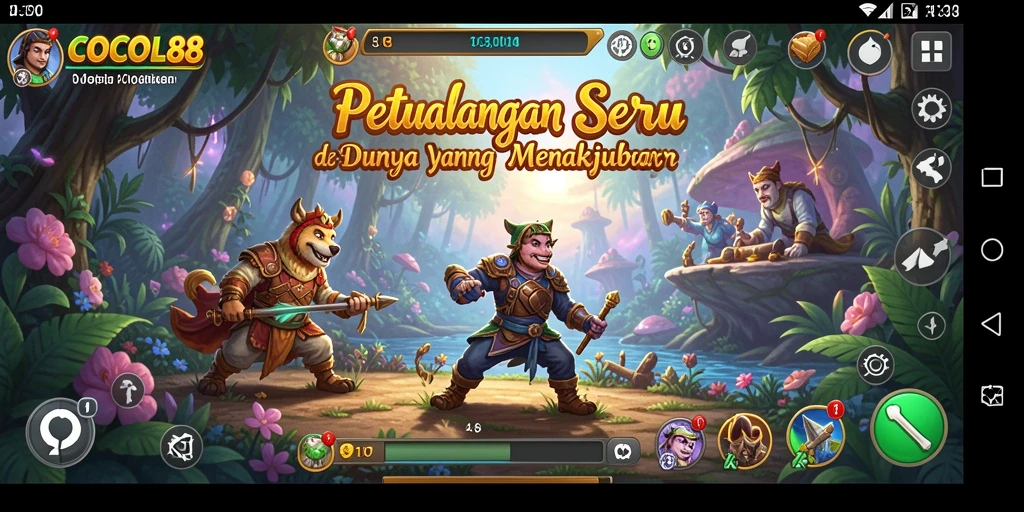 Screenshot COCOL88 menampilkan aksi petualangan yang mendebarkan.