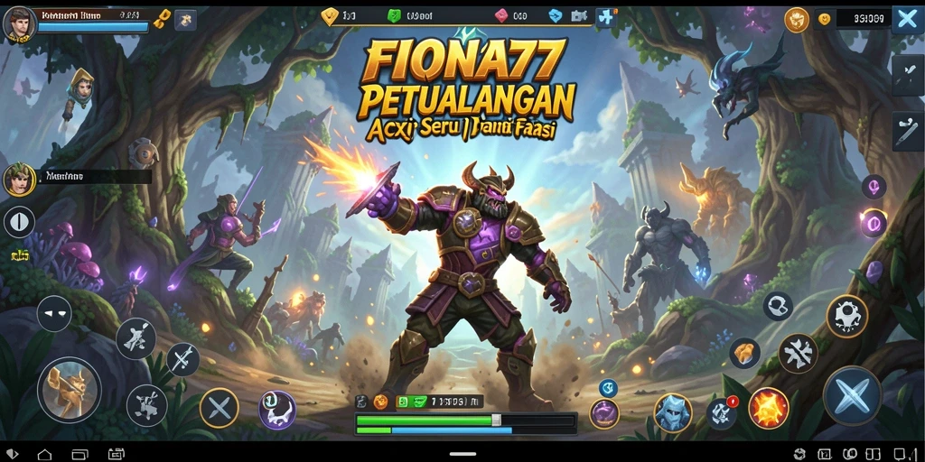 Screenshot menunjukkan aksi seru dalam game FIONA77.