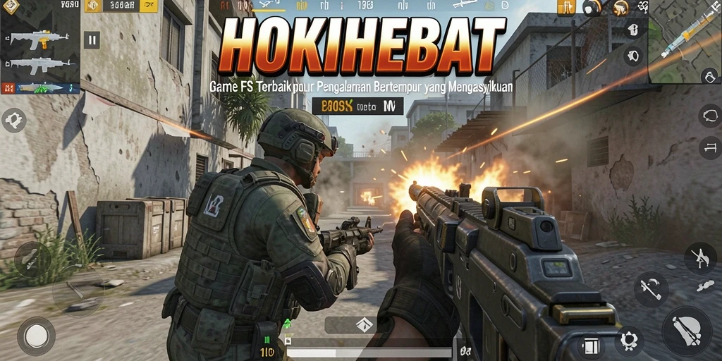 Gameplay beraksi dengan grafis menawan di HOKIHEBAT.