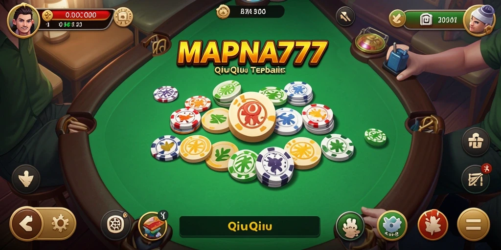Tampilan gameplay QiuQiu yang seru dan interaktif di MAPNA777.