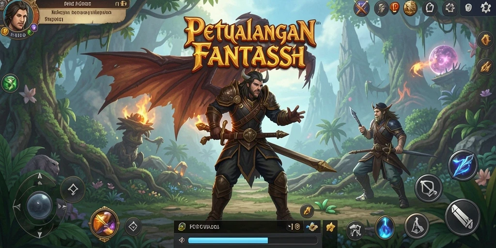 Gameplay menarik dan mendebarkan di dunia RPG yang luas.