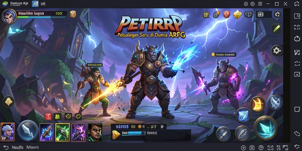 Screenshot menampilkan aksi seru dalam dunia ARPG.