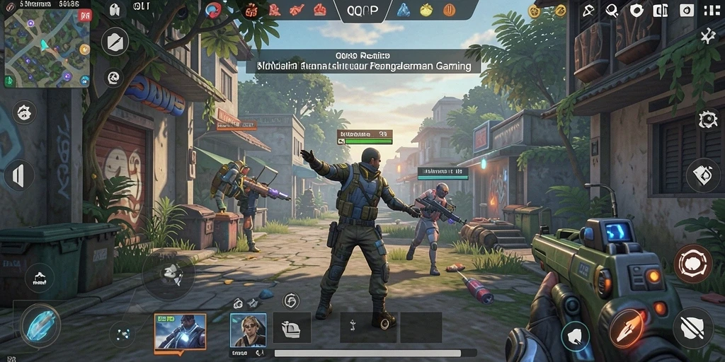 Tangkapan layar QQRP menampilkan gameplay menarik dalam dunia simulasi.