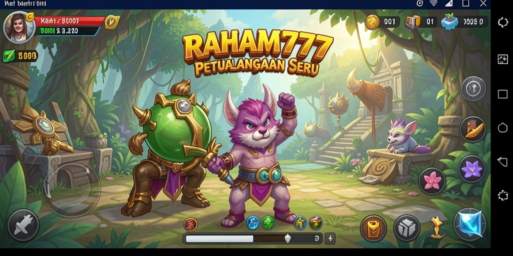 Screenshot utama RAHAM777 menunjukkan gameplay yang intens dan penuh aksi.
