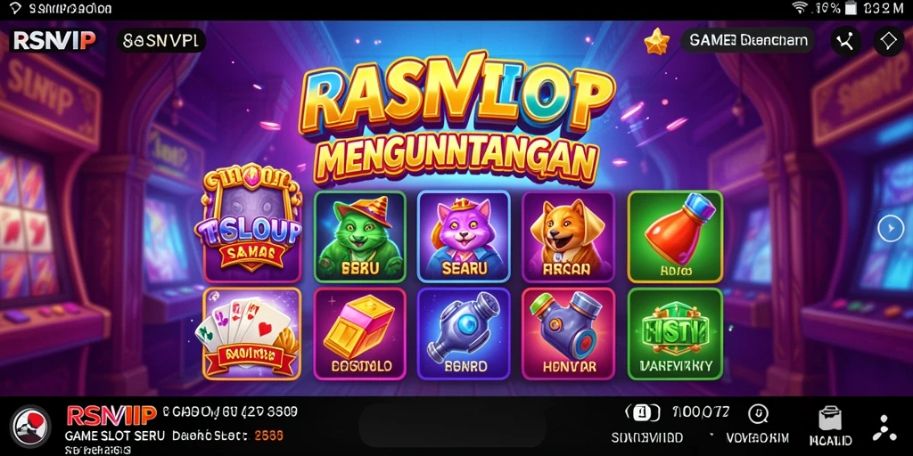 Tampilan screenshot game Slot RSNVIP yang menarik dan seru.