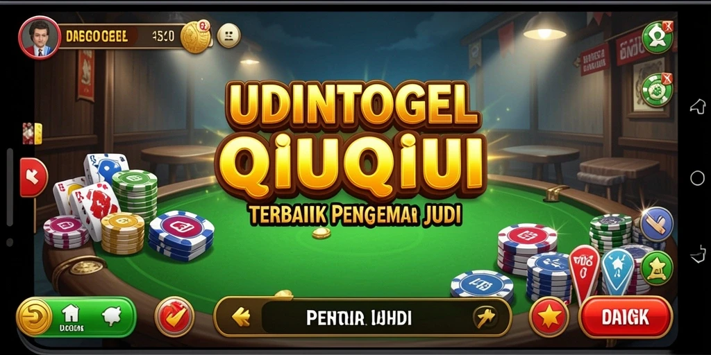 Tampilan gameplay menarik dari UDINTOGEL QiuQiu.