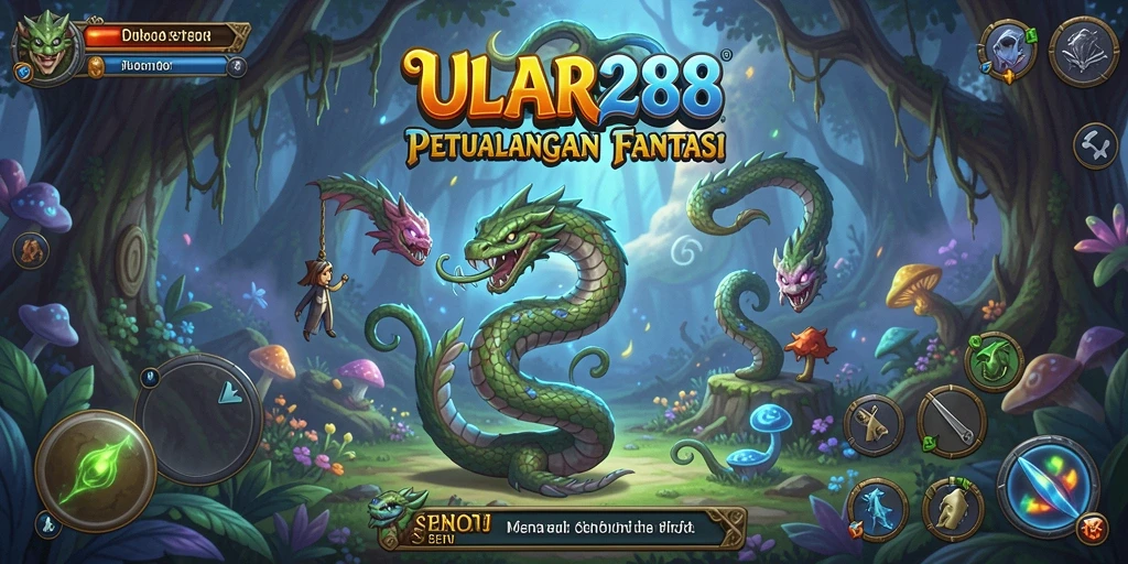 Tampilan gameplay seru dari ULAR288 dengan karakter yang beraksi.