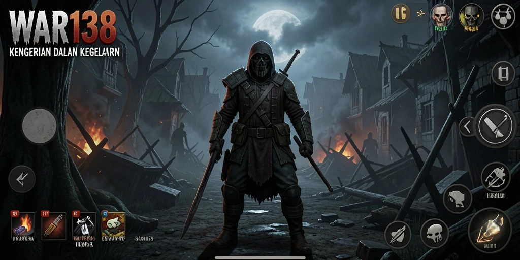 Tangkapan layar gameplay HORROR yang mencekam dan penuh ketegangan.
